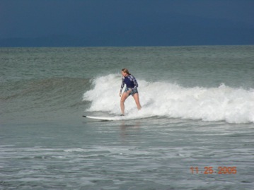 Elise Bigelow Surfing