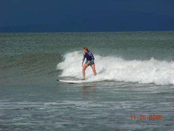 Elise Bigelow Surfing
