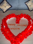 Happy Hooney Moon Bed with Flowers-Kim Spier